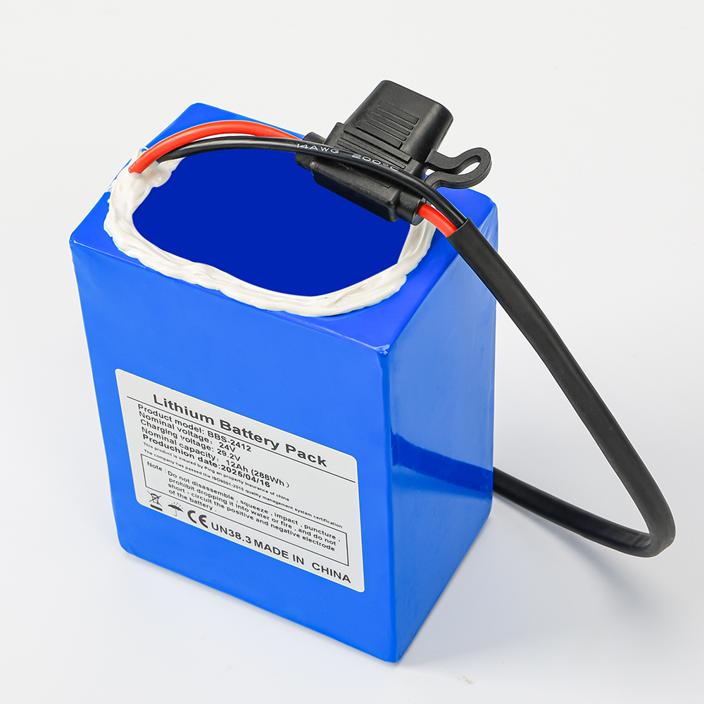 Paquete OEM personalizado 24V 12AH Batería de litio para silla de ruedas eléctrica 