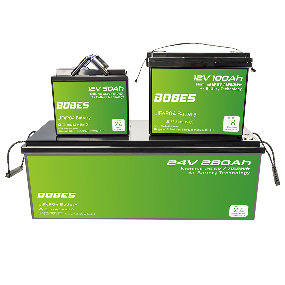 Cambio personalizado producido por el fabricante Batería de plomo en batería de litio 12V 24V 50AH 100AH ​​280AH